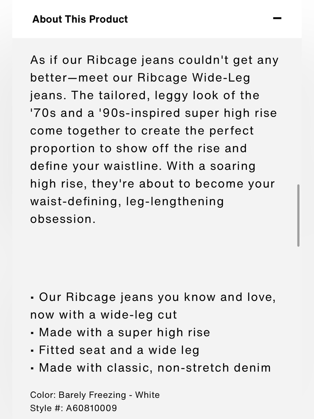 Levi’s Ribcage Wide-Leg Jeans - Picture 7 of 7